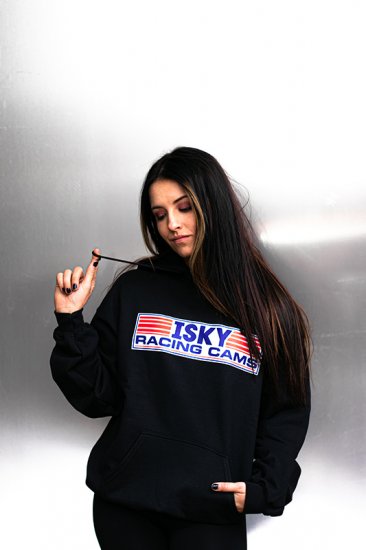 Isky Large Front Logo Black Hoodie - Click Image to Close