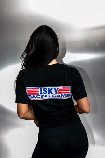 Isky Small Front, Large Back Logo Black T-Shirt [SHIRT175BFL